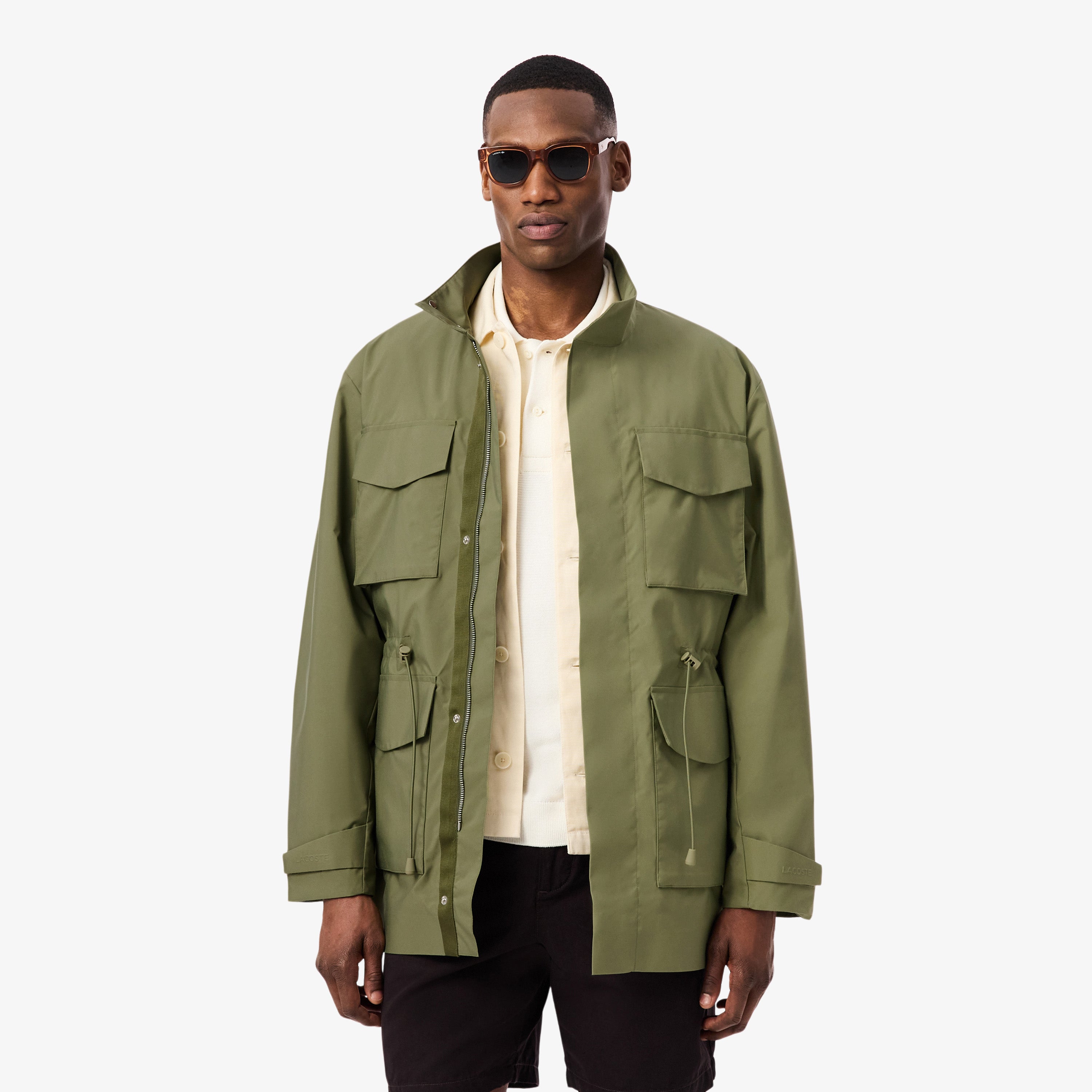 Mid-Length Water-Repellent Windbreaker Jacket – Lacoste ZA
