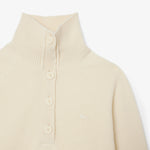 Carded Wool High Neck Sweater