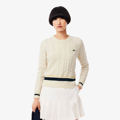 Cable Knit Wool Sweater