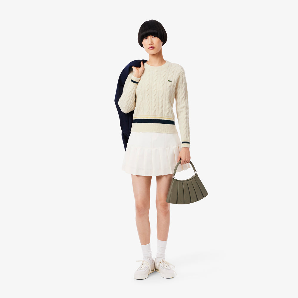 Cable Knit Wool Sweater