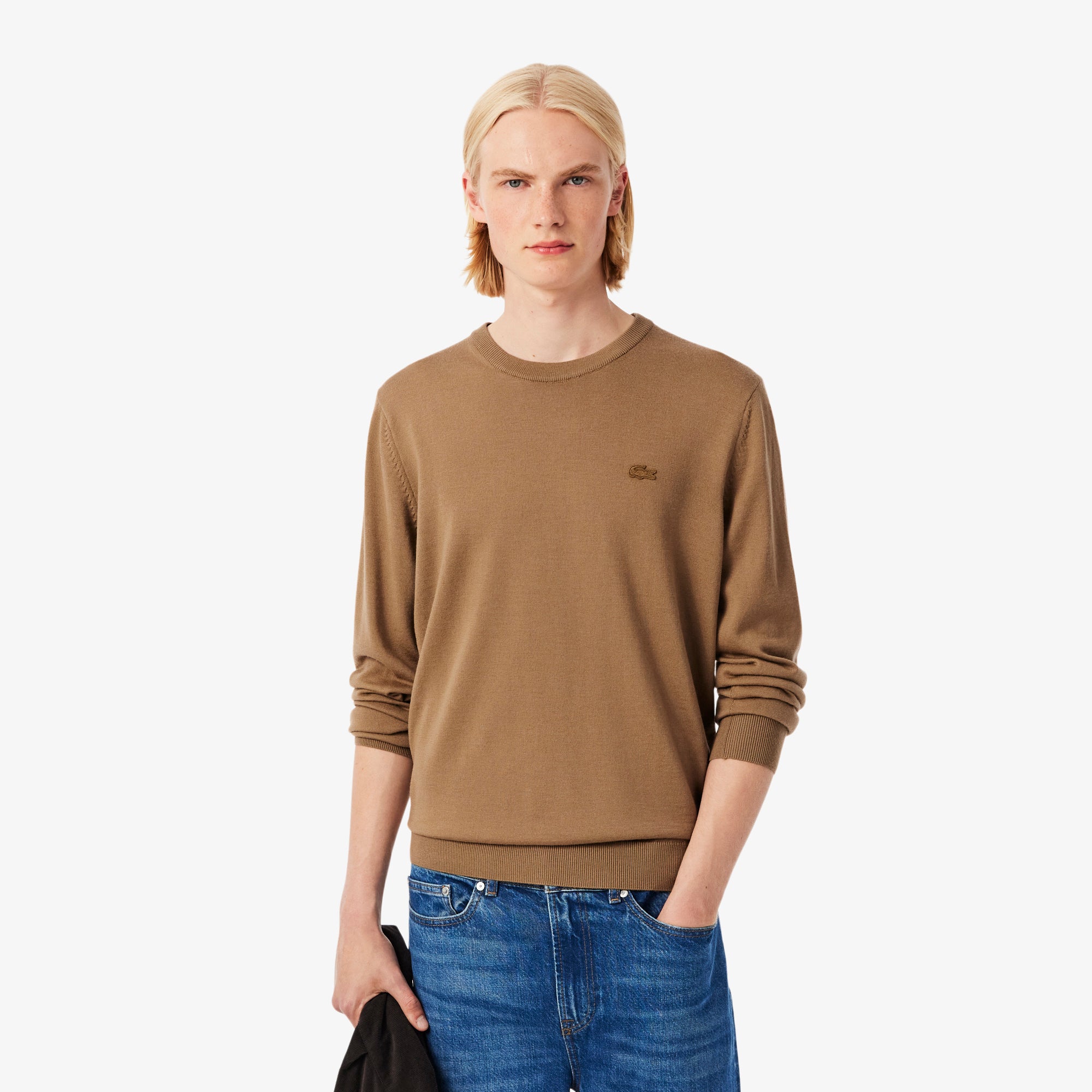 トップス L'Appartement GOLDEN  COTTON KNIT Merino Wool Crew Neck Sweater – Lacoste ZA