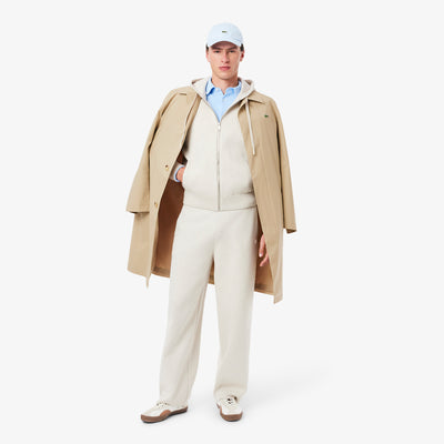 Mid-Length Water-Repellent Windbreaker Trench