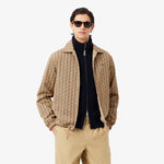 Reversible Bi Material Monogram Jacket