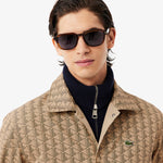 Reversible Bi Material Monogram Jacket