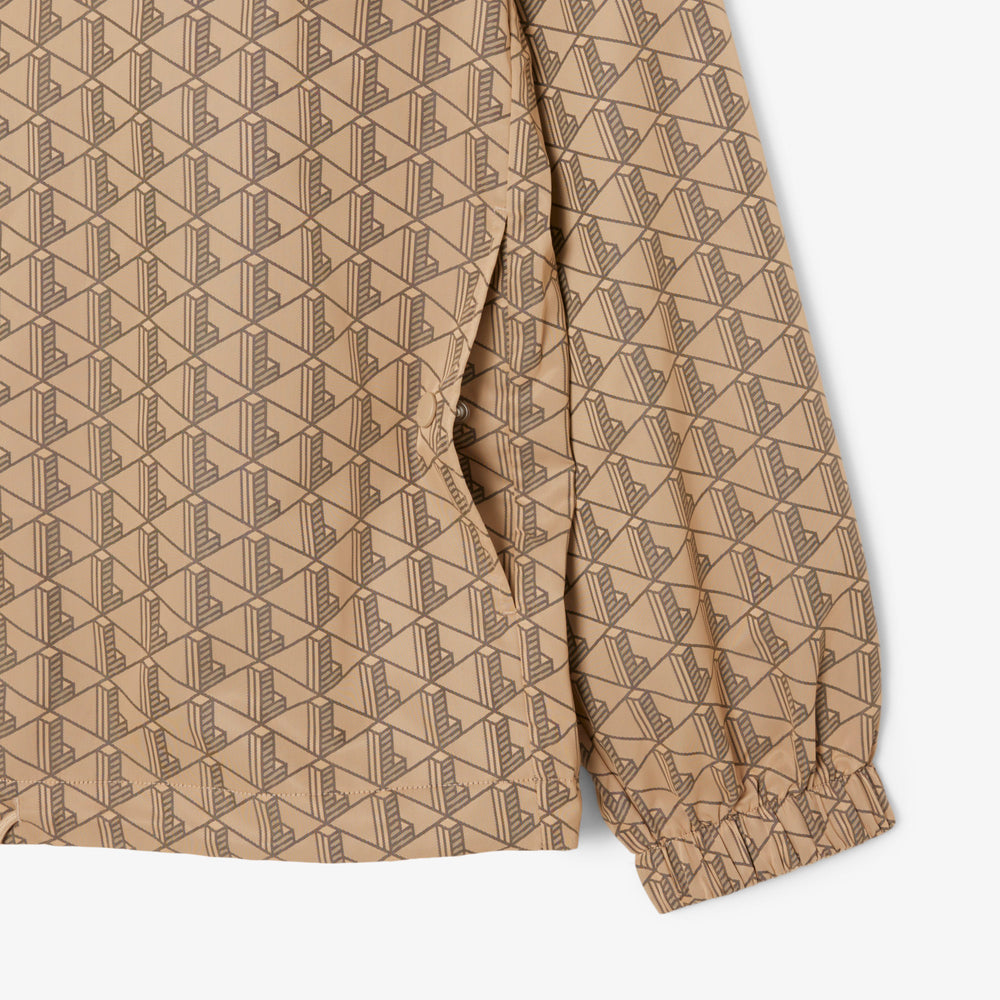 Reversible Bi Material Monogram Jacket