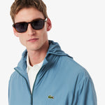 Water-Repellent Hooded Track Jacket