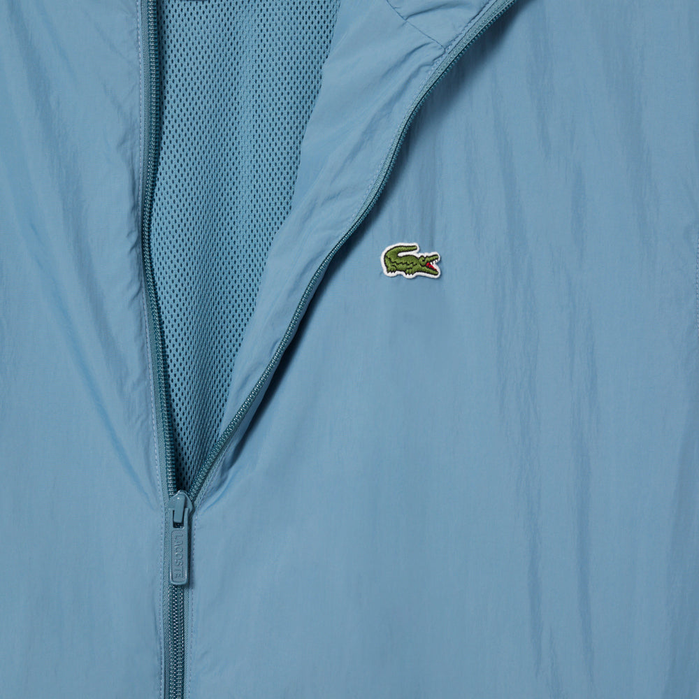 Water-Repellent Hooded Track Jacket