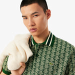 Classic Fit Monogram Jacquard Polo Shirt