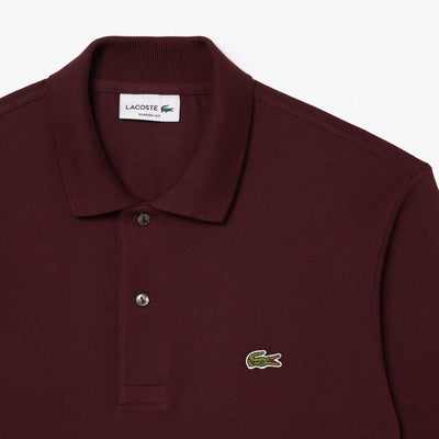 Classic Fit Long Sleeved L.12.12 Polo Shirt