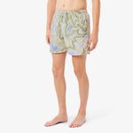Mid Length Print Swim Trunks
