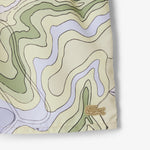 Mid Length Print Swim Trunks