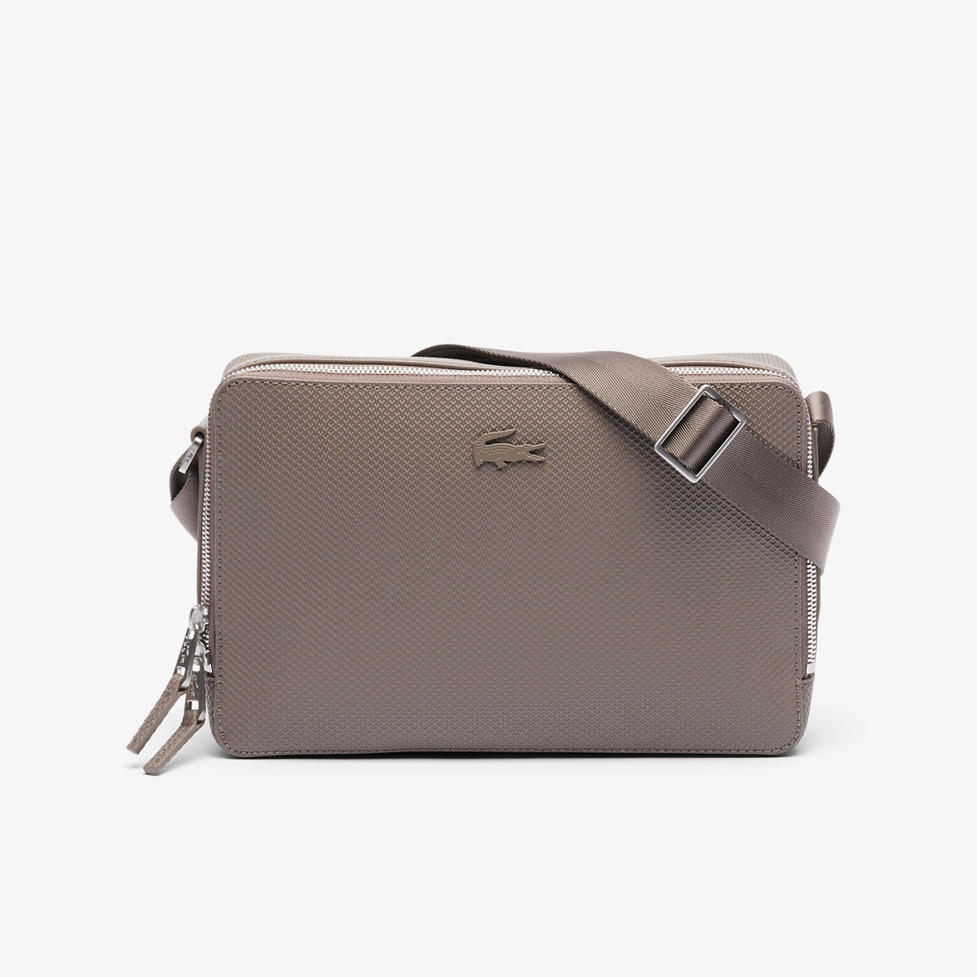 Chantaco Piqué Leather Reporter Bag – Lacoste ZA