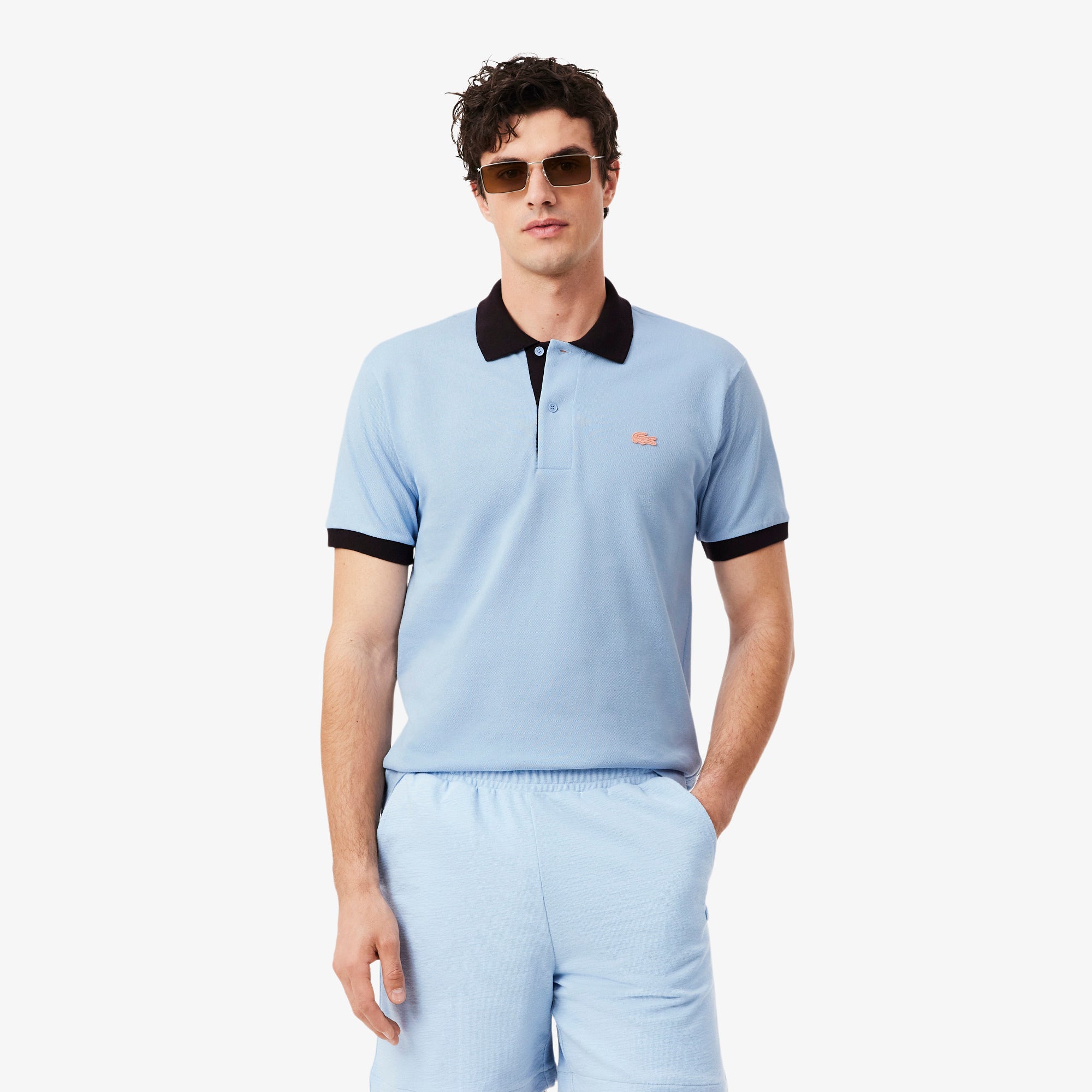 Classic Fit Contrast Rib Polo Shirt – Lacoste ZA