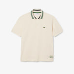 French Made Classic Fit Stripe Collar Polo Shirt