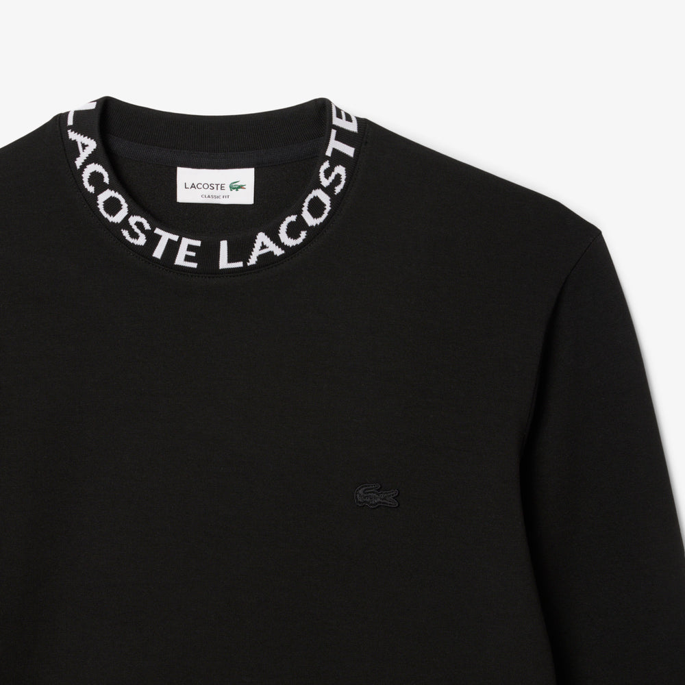 Jacquard Branded Jersey Sweatshirt