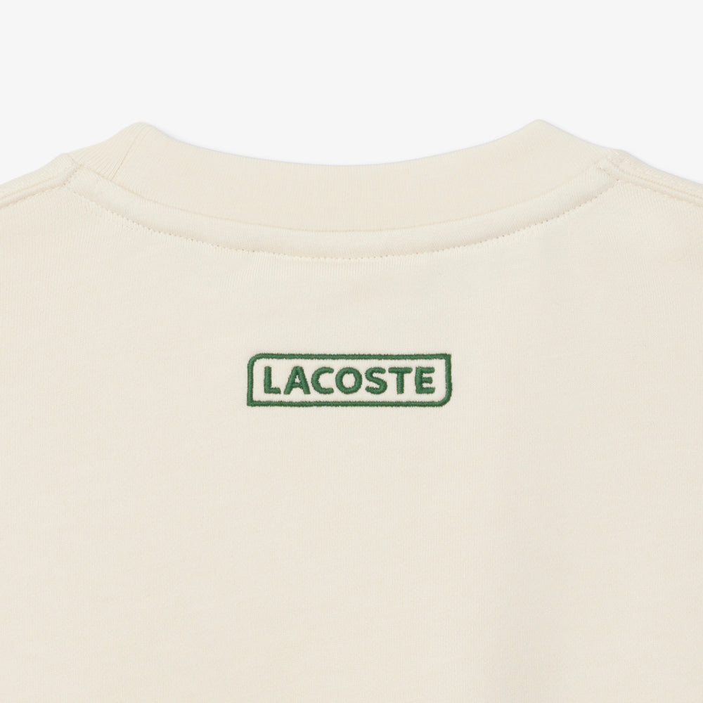 Tennis Print Fleece Sweatshirt