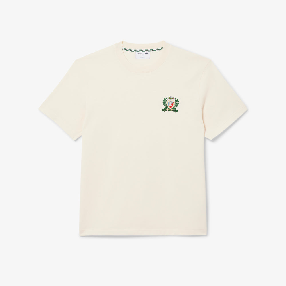 French Made Embroidered Badge T-shirt