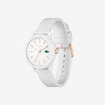 Women's Lacoste.12.12 White Silicone Strap Watch