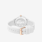 Women's Lacoste.12.12 White Silicone Strap Watch