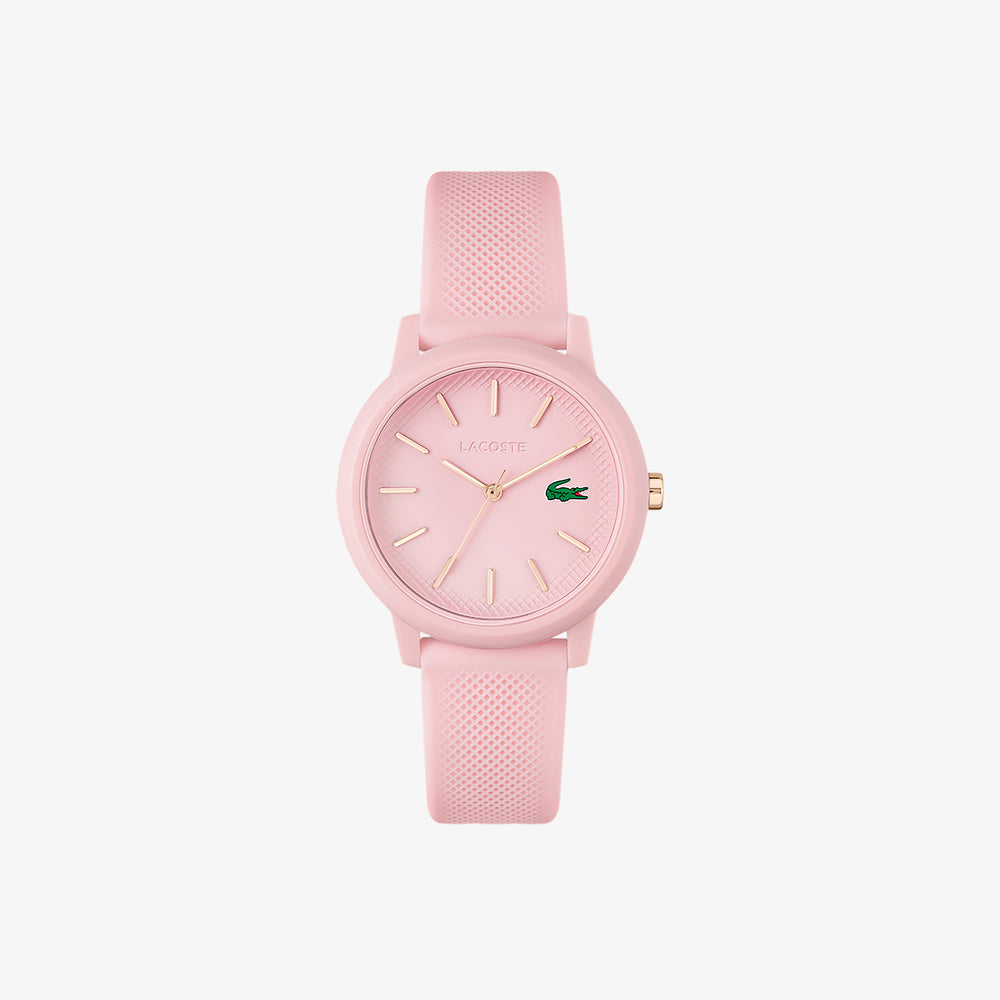 Women's Lacoste.12.12 Pink Silicone Strap Watch
