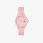 Women's Lacoste.12.12 Pink Silicone Strap Watch