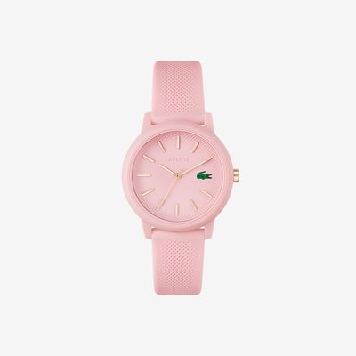 Women's Lacoste.12.12 Pink Silicone Strap Watch