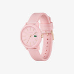 Women's Lacoste.12.12 Pink Silicone Strap Watch