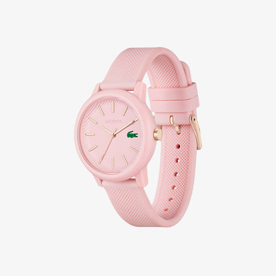 Women's Lacoste.12.12 Pink Silicone Strap Watch