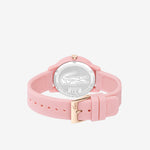Women's Lacoste.12.12 Pink Silicone Strap Watch