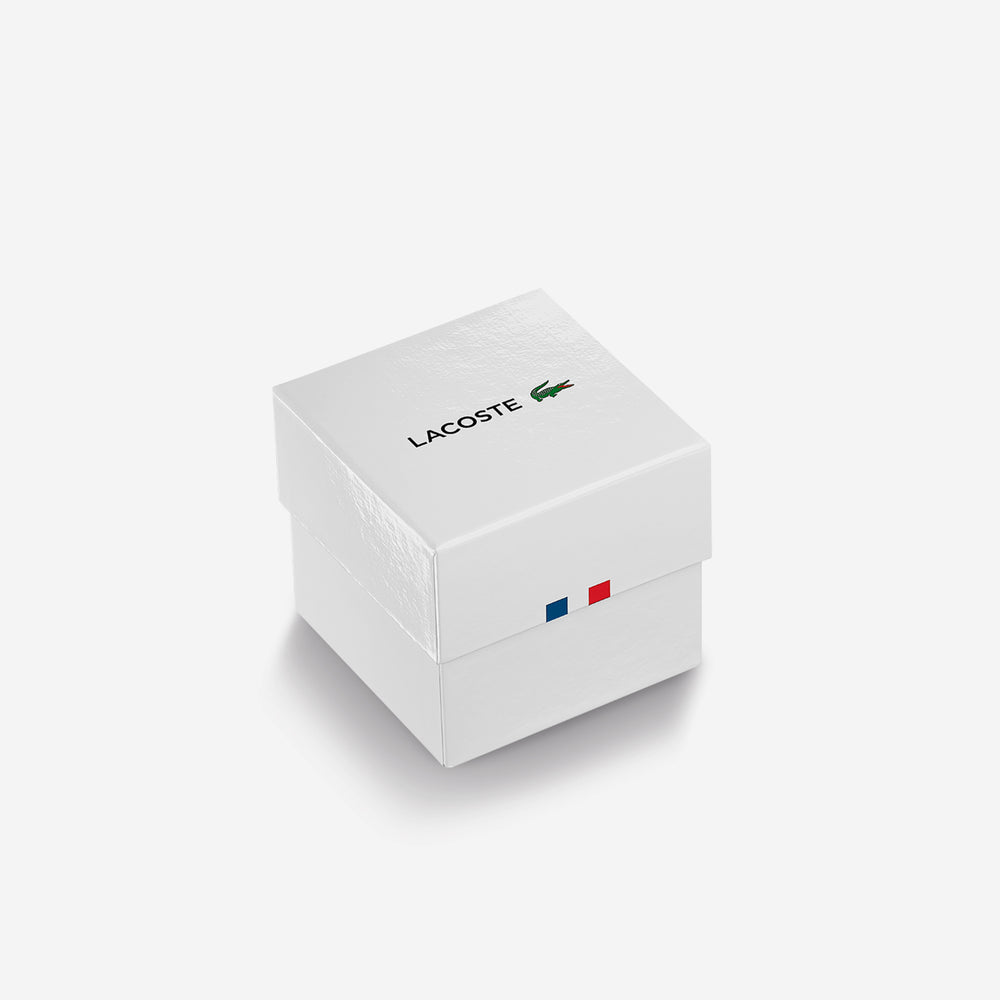 Men’s Lacoste.12.12 White Silicone Strap Watch