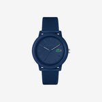 Men’s Lacoste.12.12 Blue Silicone Strap Watch