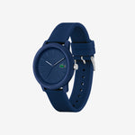 Men’s Lacoste.12.12 Blue Silicone Strap Watch