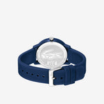 Men’s Lacoste.12.12 Blue Silicone Strap Watch
