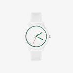Lacoste.12.12 3 Hand Silicone Watch with Crocodile