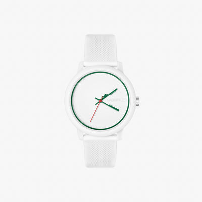 Lacoste.12.12 3 Hand Silicone Watch with Crocodile