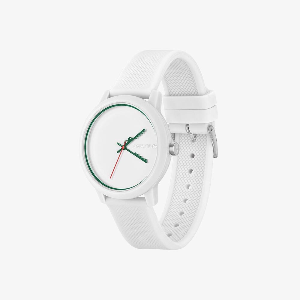 Lacoste.12.12 3 Hand Silicone Watch with Crocodile