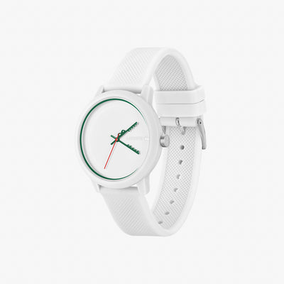 Lacoste.12.12 3 Hand Silicone Watch with Crocodile