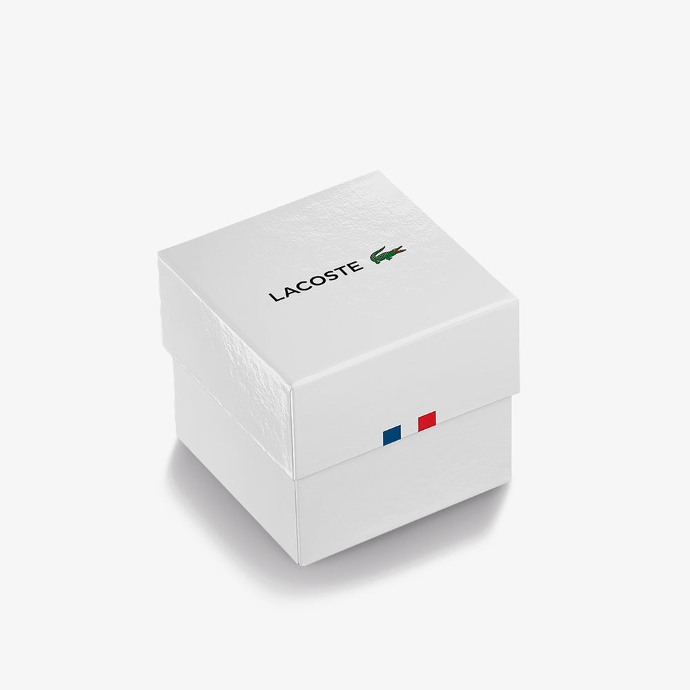 Lacoste.12.12 3 Hand Silicone Watch with Crocodile