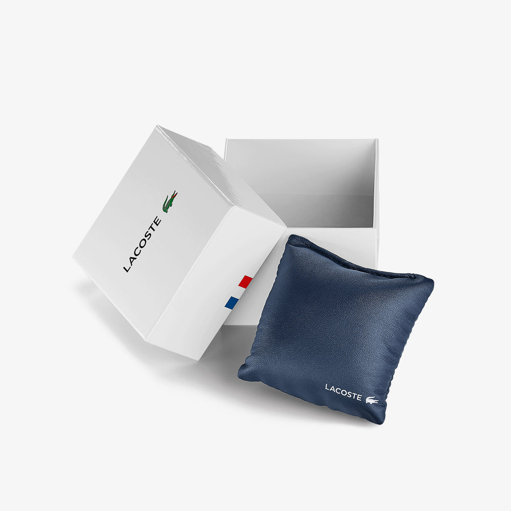 Lacoste.12.12 3 Hand Silicone Watch with Crocodile