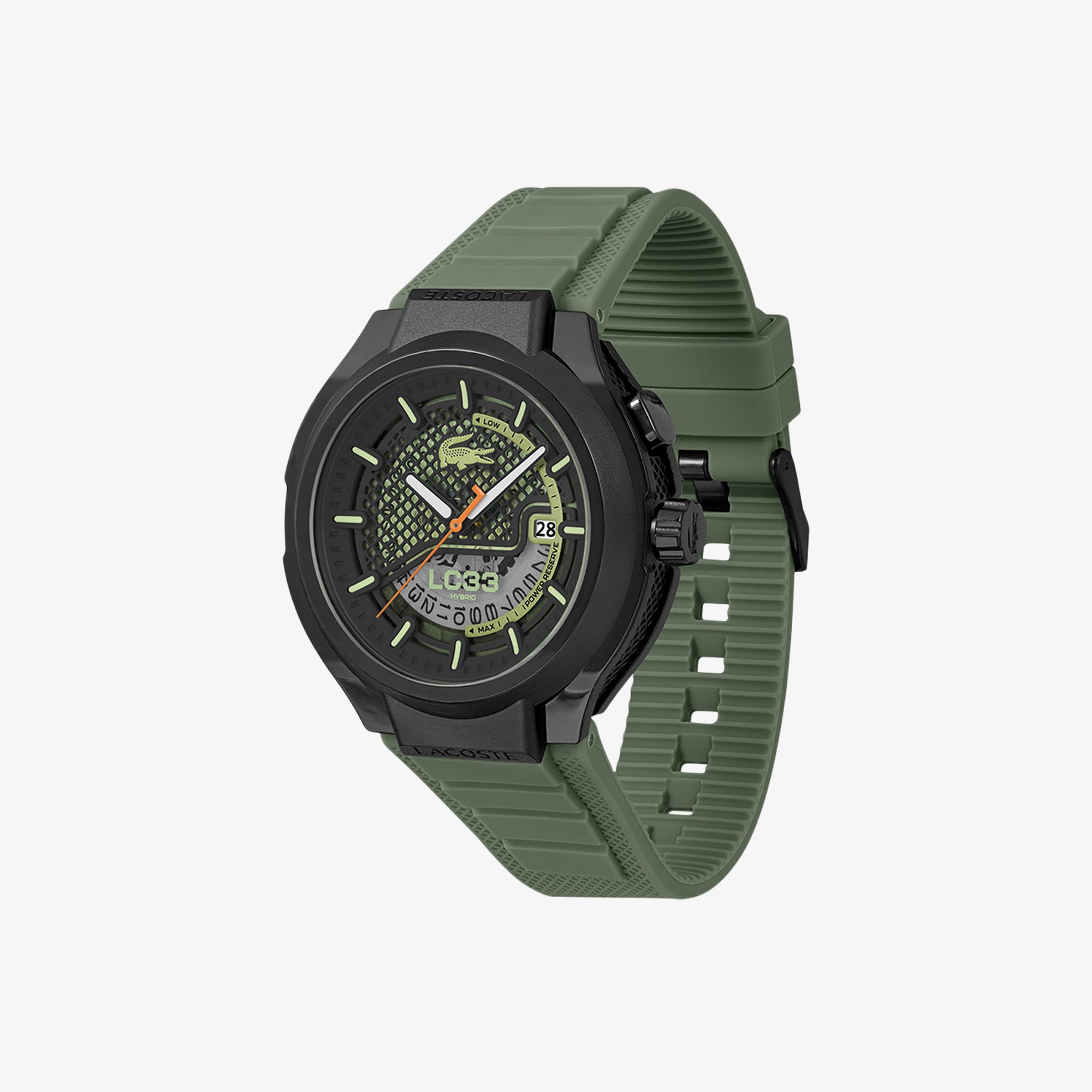 LC33 Hybrid Automatic Silicone Watch – Lacoste ZA