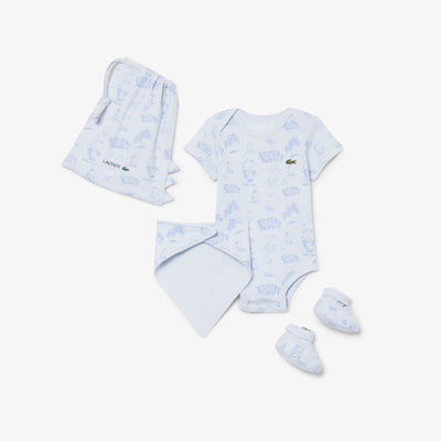 Newborn Printed Cotton Gift Set
