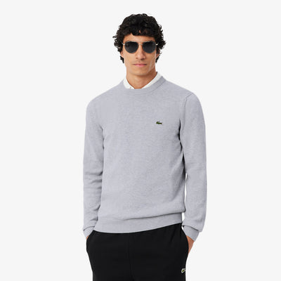 Monochrome Crew Neck Cotton Sweater