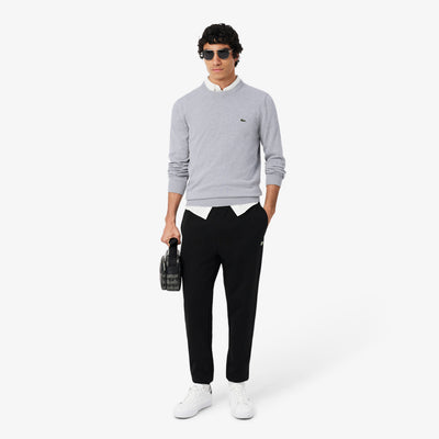 Monochrome Crew Neck Cotton Sweater
