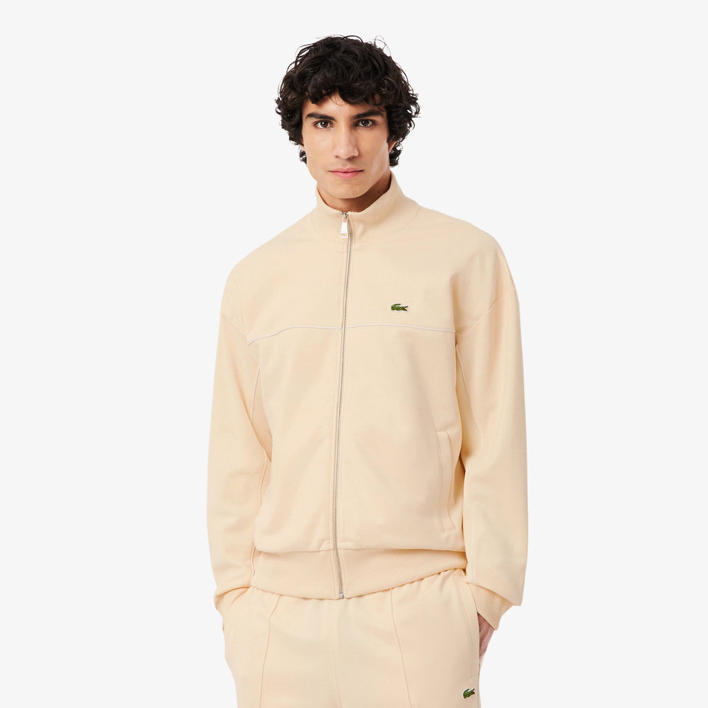 Trim Accent Zipped Sweatshirt
