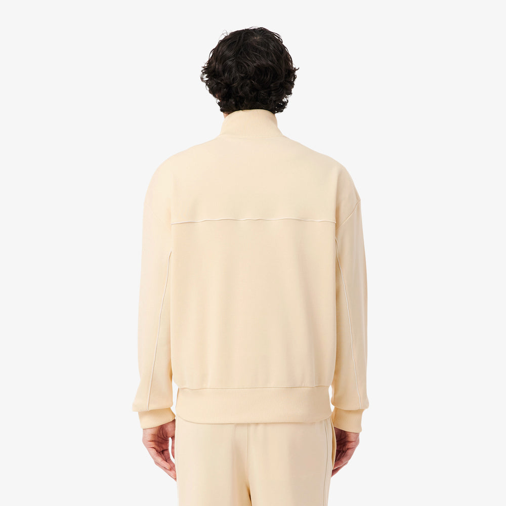 Trim Accent Zipped Sweatshirt