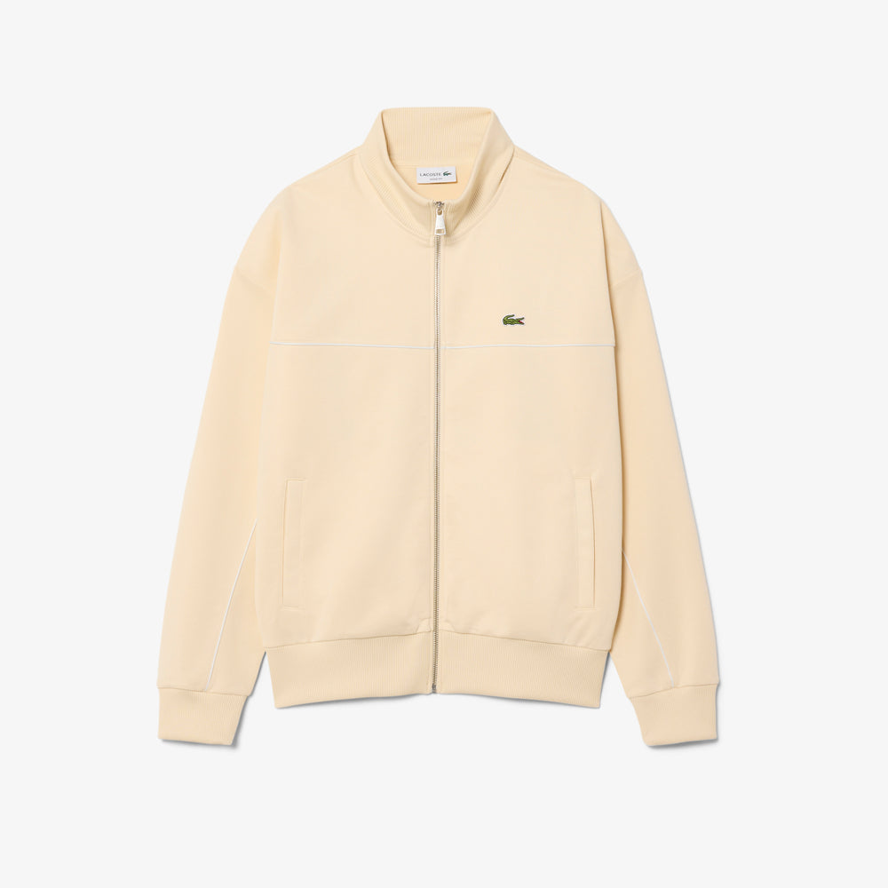 Trim Accent Zipped Sweatshirt