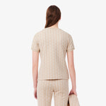 Slim Fit Monogram Jacquard T-shirt