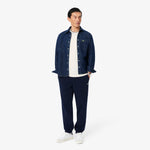 Stretch Piqué Stripe Collar T-shirt