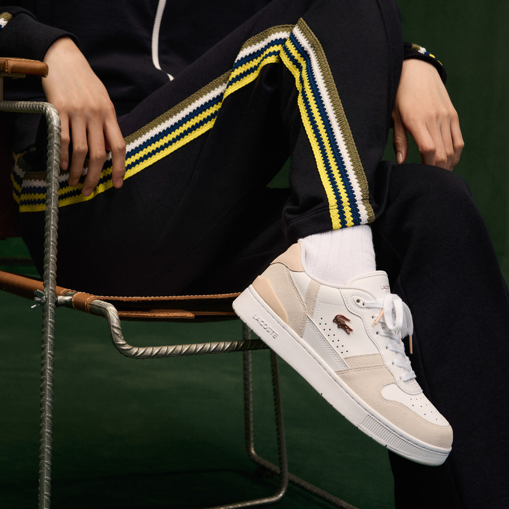 Women's T-Clip Set Leather Sneakers