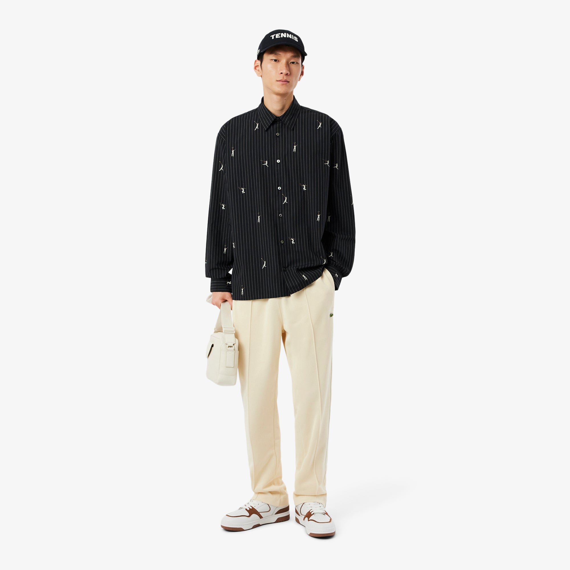 Men's Courtcage Set Leather Sneakers – Lacoste ZA